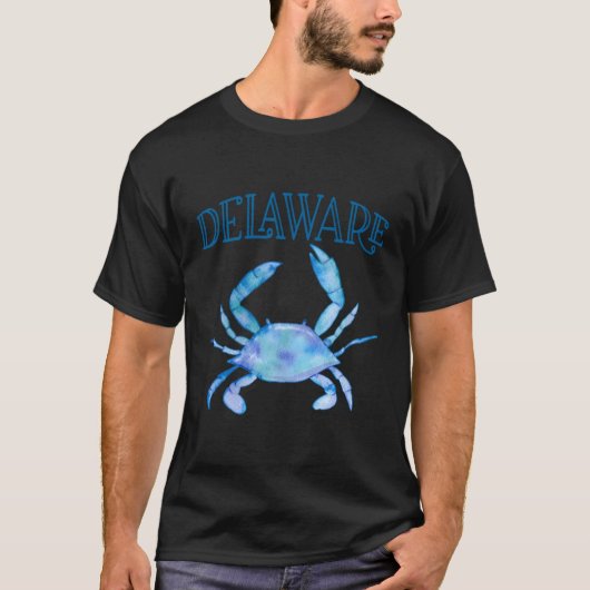 Delaware's prachtige blauwe krab Delaware T-shirt (Voorkant)