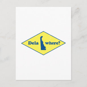 Delawhere?  Delaware Briefkaart