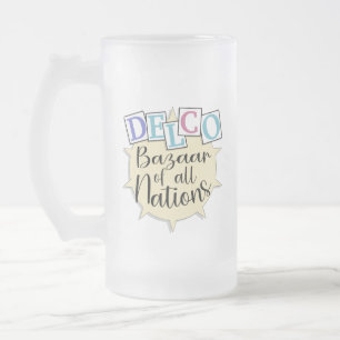 Delco bazaar van alle landen matglas bierpul