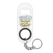 Delco bazaar van alle landen mini flessenopener (Achterkant)