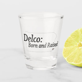 Delco Born en Raised Shot Glas