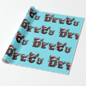 delco Christmas Cadeaupapier (Uitgerold)