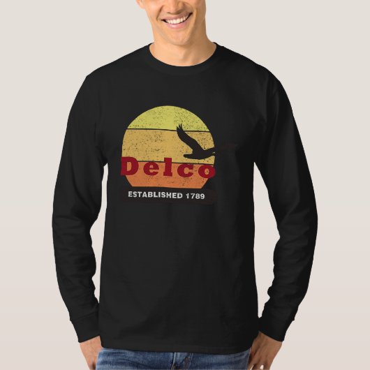Delco Est 1789 Goose Distressed T-shirt (Voorkant)