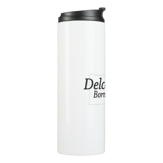 Delco geboren en getogen thermosbeker (Gedraaid links)