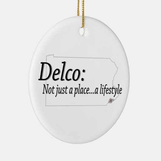 Delco Lifestyle Keramisch Ornament (Rechts)