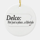 Delco Lifestyle Keramisch Ornament (Voorkant)