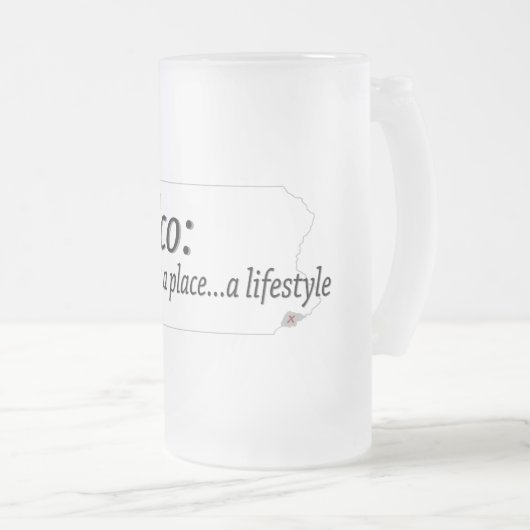 Delco Lifestyle Matglas Bierpul (Voorkant rechts)