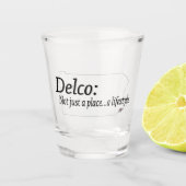 Delco Lifestyle Shot Glas (Voorkant)