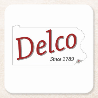 DELCO (R) sinds 1789 Kartonnen Onderzetters