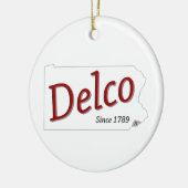 DELCO (R) sinds 1789 Keramisch Ornament (Links)