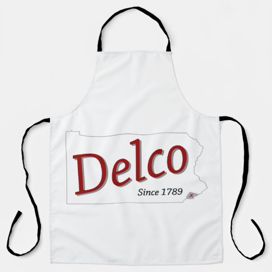 DELCO (R) sinds 1789 Schort (Voorkant)
