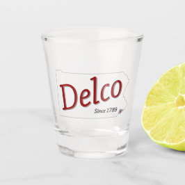 DELCO (R) sinds 1789 Shot Glas