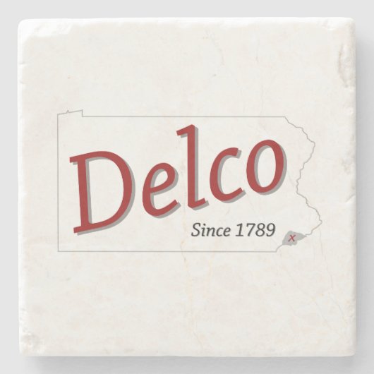 DELCO (R) sinds 1789 Stenen Onderzetter (Voorkant)
