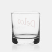 DELCO (R) sinds 1789 Whisky Glas (Achterkant)