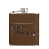 Delco - Wat accent? Heupfles (Voorkant)