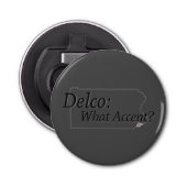 Delco - Wat voor ongeluk? Button Flesopener (Voorkant)