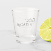 Delco - Wat voor ongeluk? Shot Glas (Achterkant)