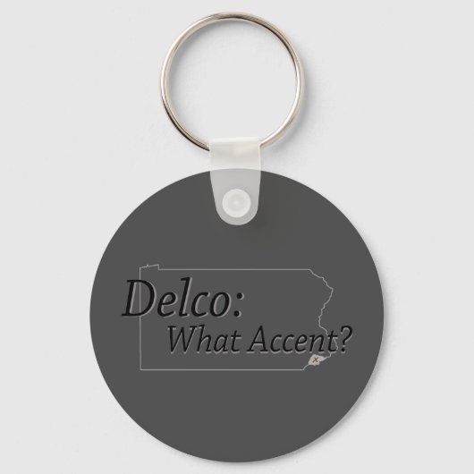 Delco - Welk accent? Sleutelhanger (Voorkant)