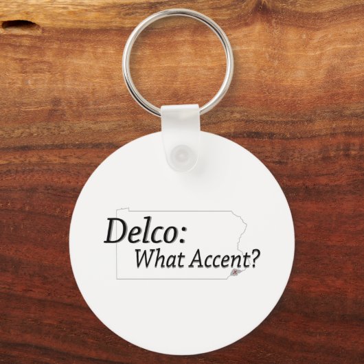 Delco - Welk accent? Sleutelhanger (Achterkant)