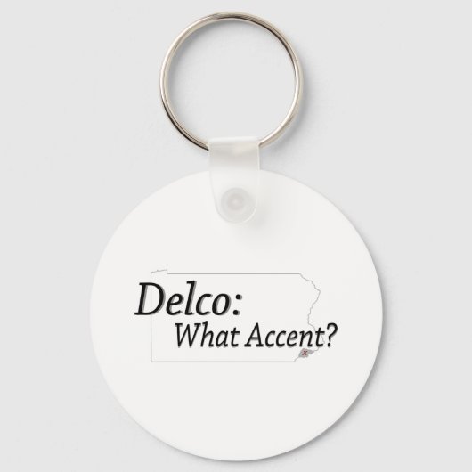 Delco - Welk accent? Sleutelhanger (Achterkant)