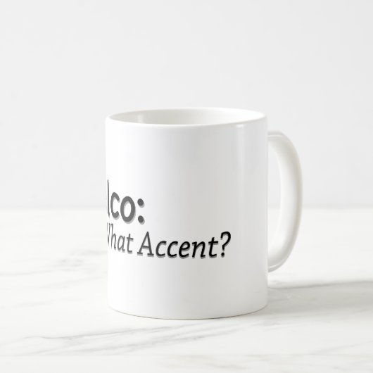 Delco What Accent? Koffiemok (Voorkant rechts)