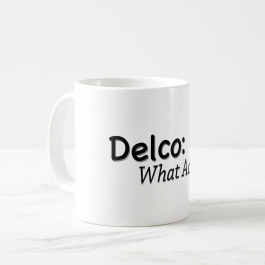 Delco What Accent? Koffiemok (Voorkant links)