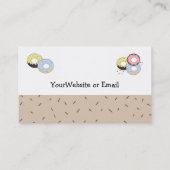 Delectable Donuts Visitekaartje (Achterkant)