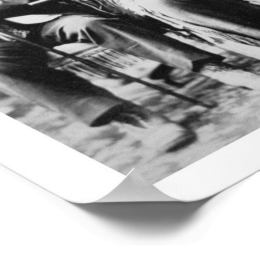 Delegatie van Sioux-chefs onder leiding van Red Cl Poster (Hoek)