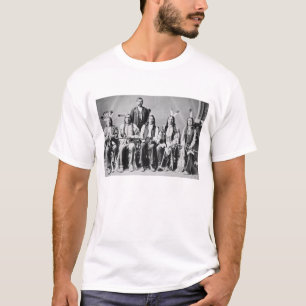 Delegatie van Sioux-chefs onder leiding van Red Cl T-shirt
