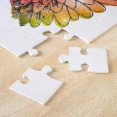 Delen - Angel Wings en Heart Legpuzzel (Zijkant)