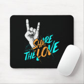 Delen De Liefde Mannen Vrouwen Kinder Jongens Meis Muismat (Met muis)