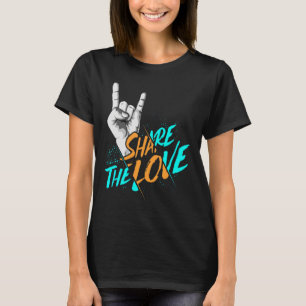 Delen De Liefde Mannen Vrouwen Kinder Jongens Meis T-shirt