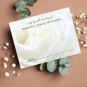 Delen Een Herinnering Bloem Roos Funeral Briefkaart