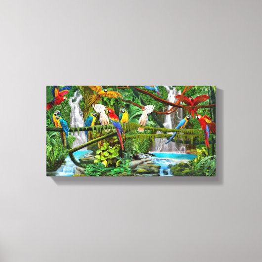 DELEN IN PARADISE CANVAS AFDRUK (Voorkant)