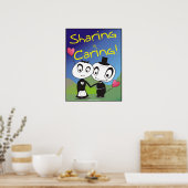 Delen is Caring. Poster (Keuken)