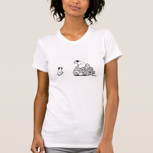 Delen is hard t-shirt (Voorkant)