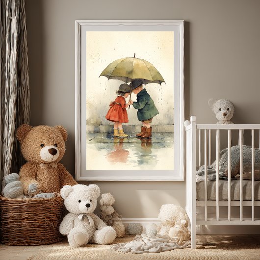 Delen is zorgen poster