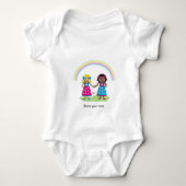 DELEN JE LOVE - LAAT VERLIES - Gelijkheid voor ied Romper (Voorkant)