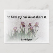 Delen Joy Briefkaart (Voorkant)