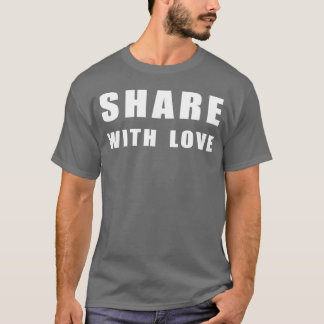 delen met liefde vintage t-shirt