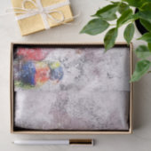 Delen met textuur tissuepapier (Geschenk)