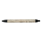 Delen van Barbary, Afrika Zwarte Inkt Pen (Voorkant)
