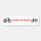 delen van de weg bumpersticker (Voorkant)