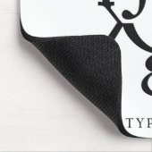 Delen van een tekenmousepad muismat (Hoek)