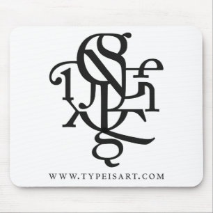 Delen van een tekenmousepad muismat