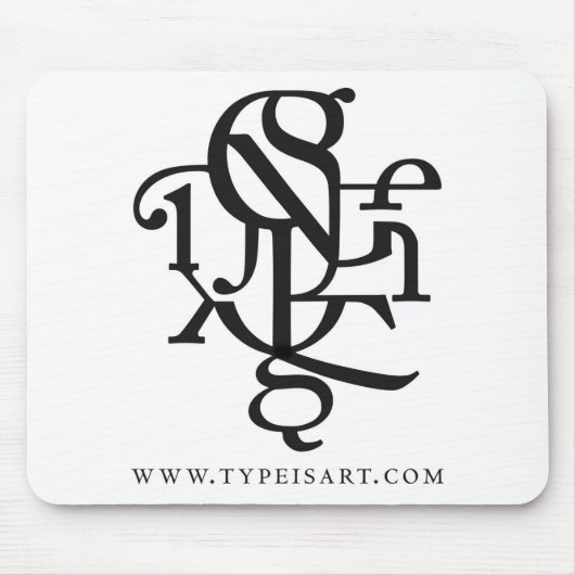 Delen van een tekenmousepad muismat (Voorkant)