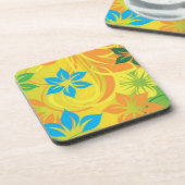 Delen van glas van harde kunststof bier onderzetter (Linkerzijde)