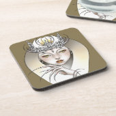 Delen van hard plastic glas bier onderzetter (Linkerzijde)