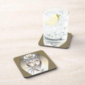 Delen van hard plastic glas bier onderzetter (Rechterzijde)