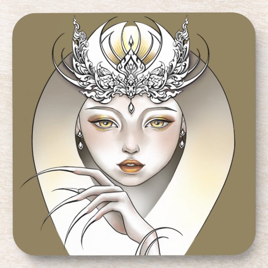 Delen van hard plastic glas bier onderzetter (Voorkant)